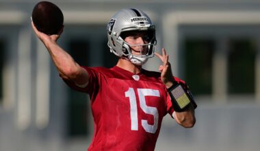 No. 1 overall pick Fernando Mendoza will compete 'with' Kirk Cousins, 'not competing against each other' for Raiders job