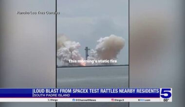 'People got into a panic': Reactions to shaking caused by static fire testing at Starbase