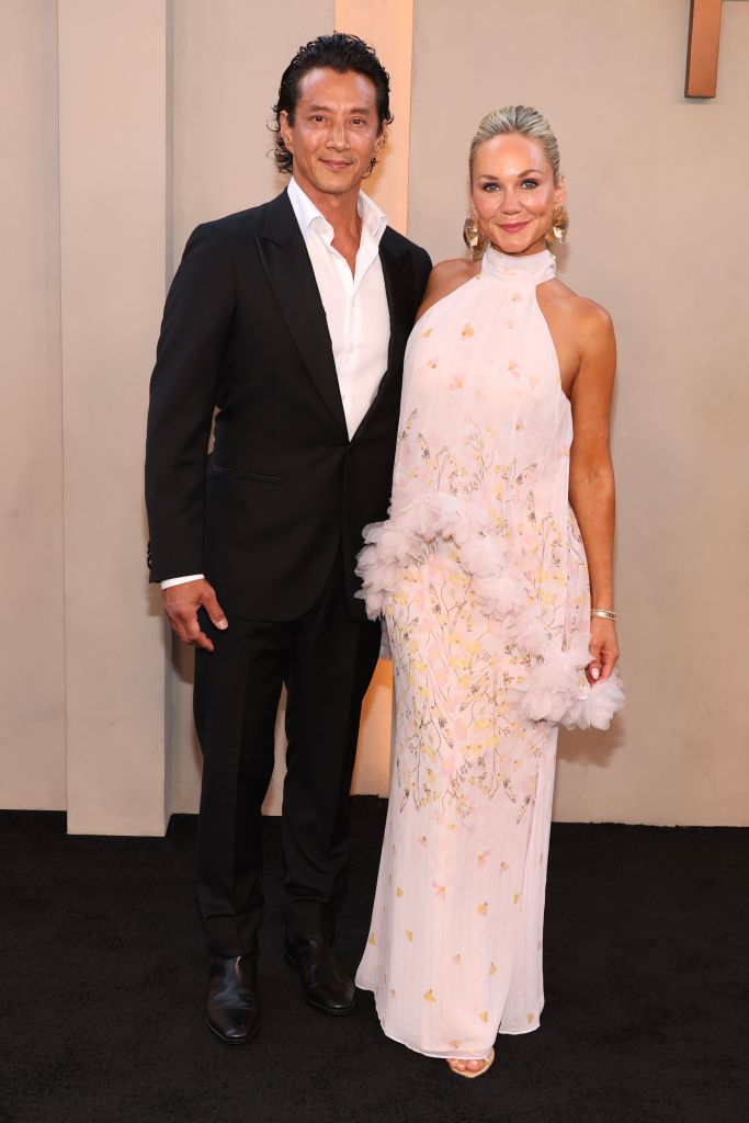 Will Yun Lee and Jennifer Birmingham at the New York premiere of "The Odyssey"