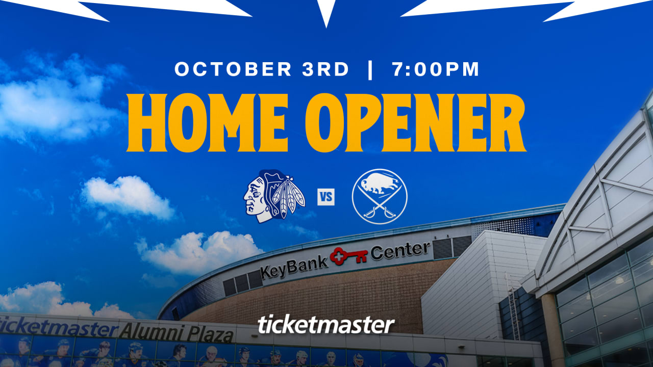 Sabres to host Blackhawks for 2026-27 home opener on Saturday, Oct. 3