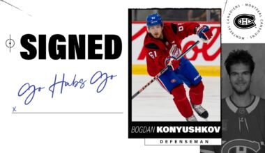 Two-year, entry-level contract for Bogdan Konyushkov