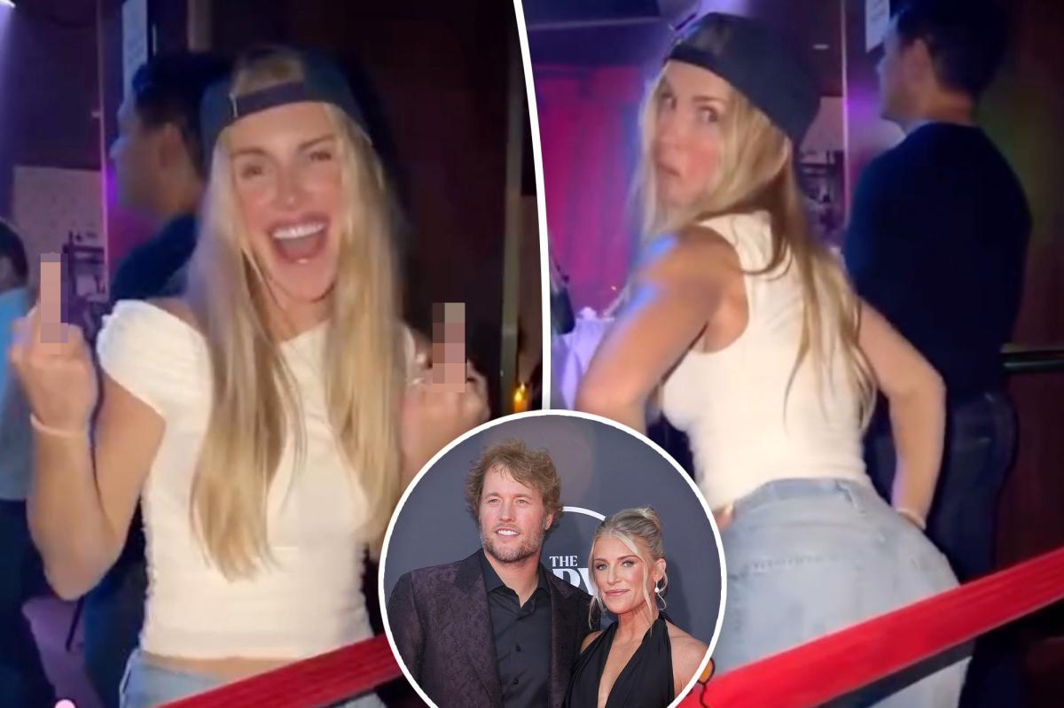 Matthew Stafford’s wife Kelly shakes butt in birthday video