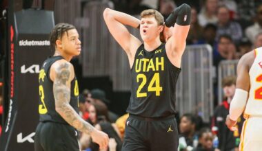 Former Utah Jazz center Walker Kessler.