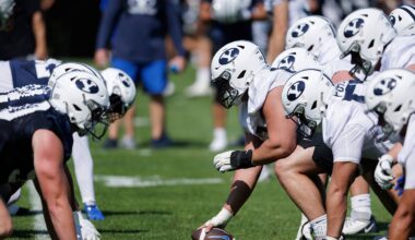 Notebook from the First Day of BYU Football Fall Camp