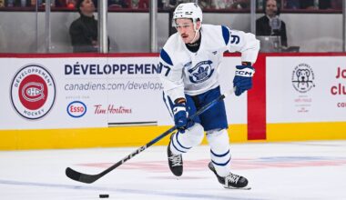 NHL: SEP 14 Preseason Prospect showdown Maple Leafs at Canadiens