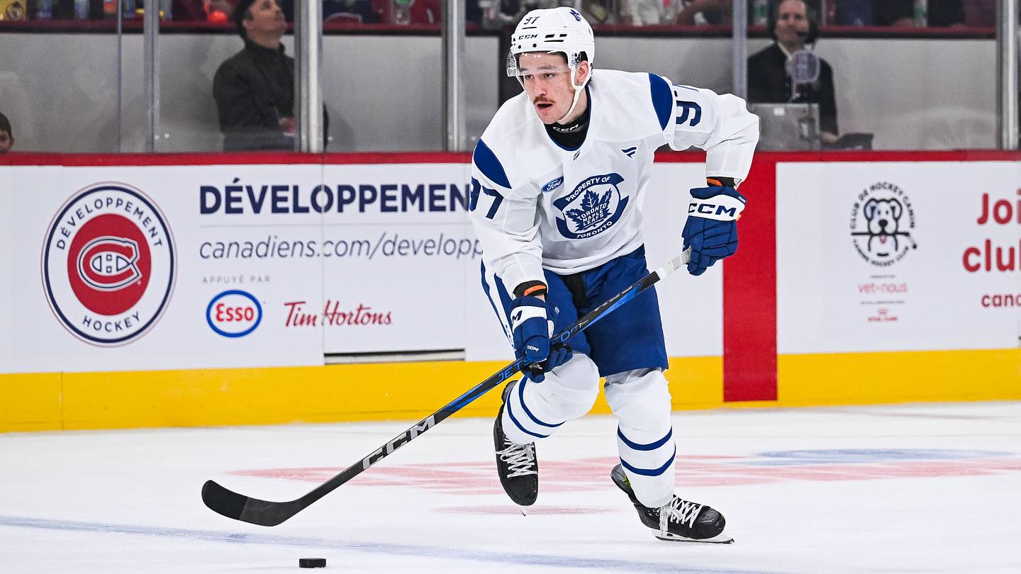 NHL: SEP 14 Preseason Prospect showdown Maple Leafs at Canadiens
