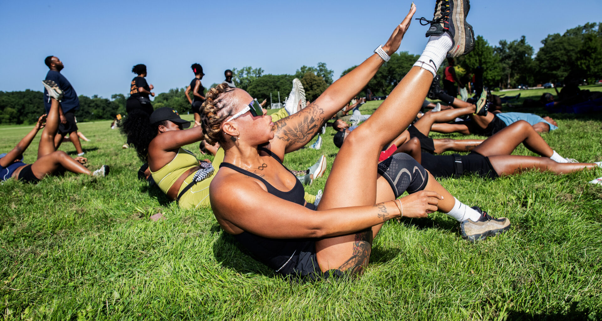 South Side Sweats Builds Community With Burpees And Pushups In Dan Ryan Woods