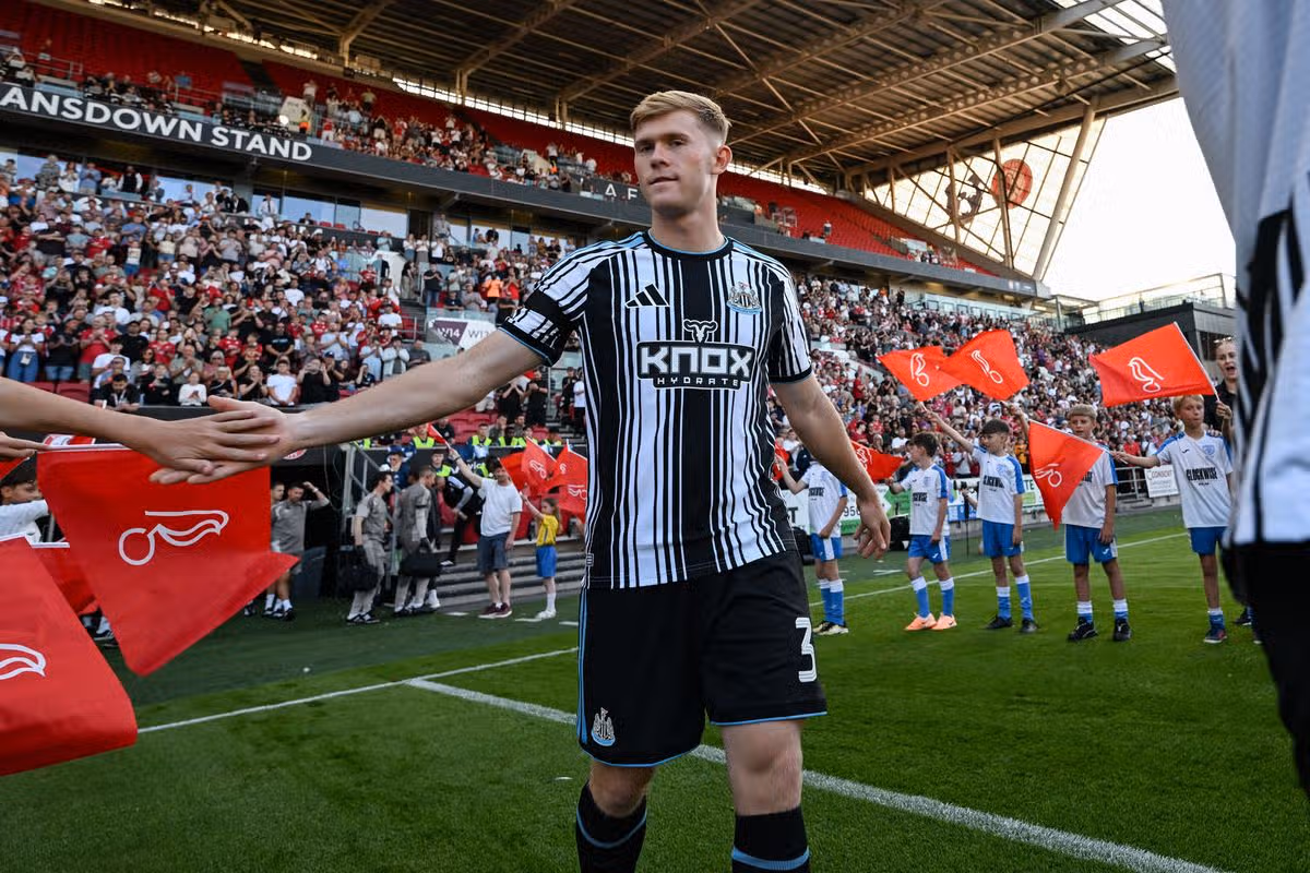 Lewis Hall of Newcastle United