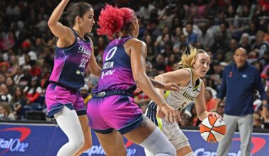 Shakira Austin Washington Mystics Paige Bueckers Dallas Wings WNBA