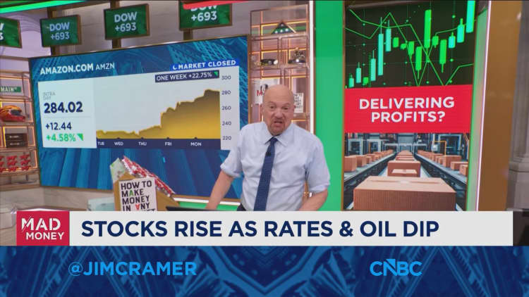 Jim Cramer shares his take on Amazon earnings