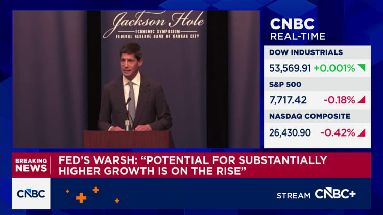 Watch Fed Chairman Warsh's full remarks at Jackson Hole