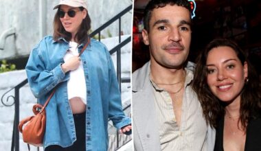 Aubrey Plaza gives birth to first baby with Christopher Abbott