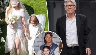 Emma Roberts' son walked her down the aisle
