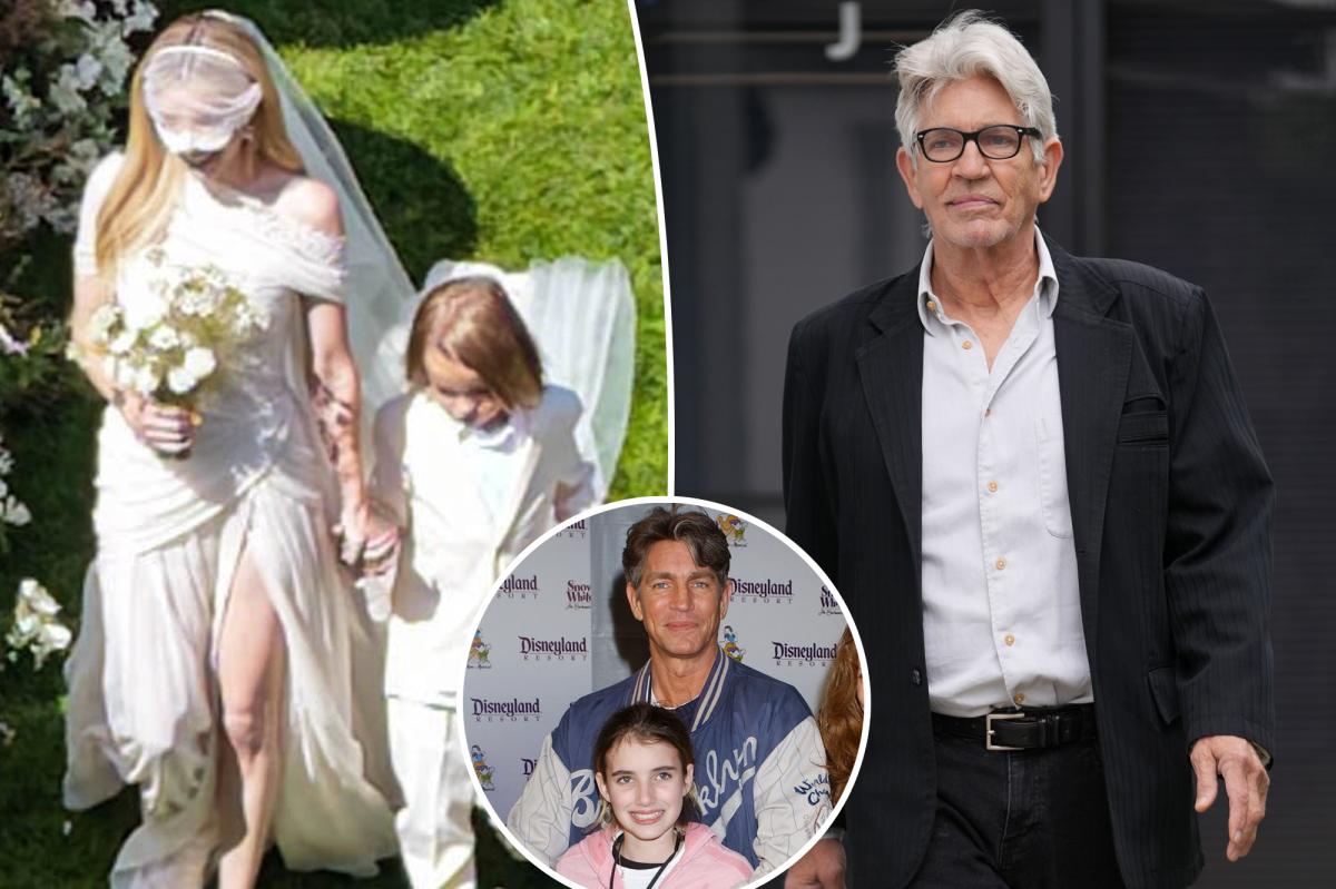 Emma Roberts' son walked her down the aisle
