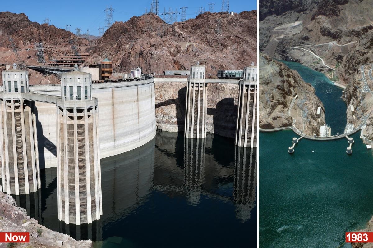 Mountains revealed in Lake Mead as reservoir approaches historic low