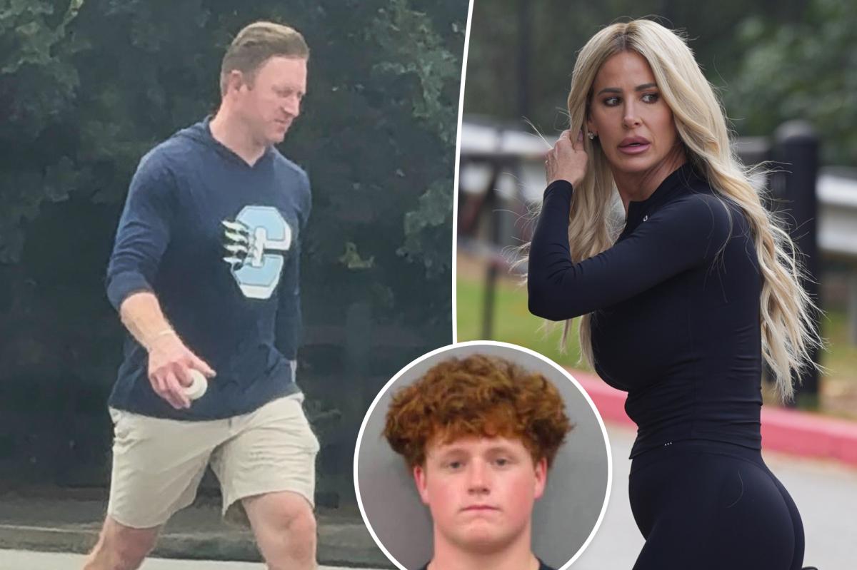 Kim Zolciak and Kroy Biermann seen for first time in same location since son's arrest