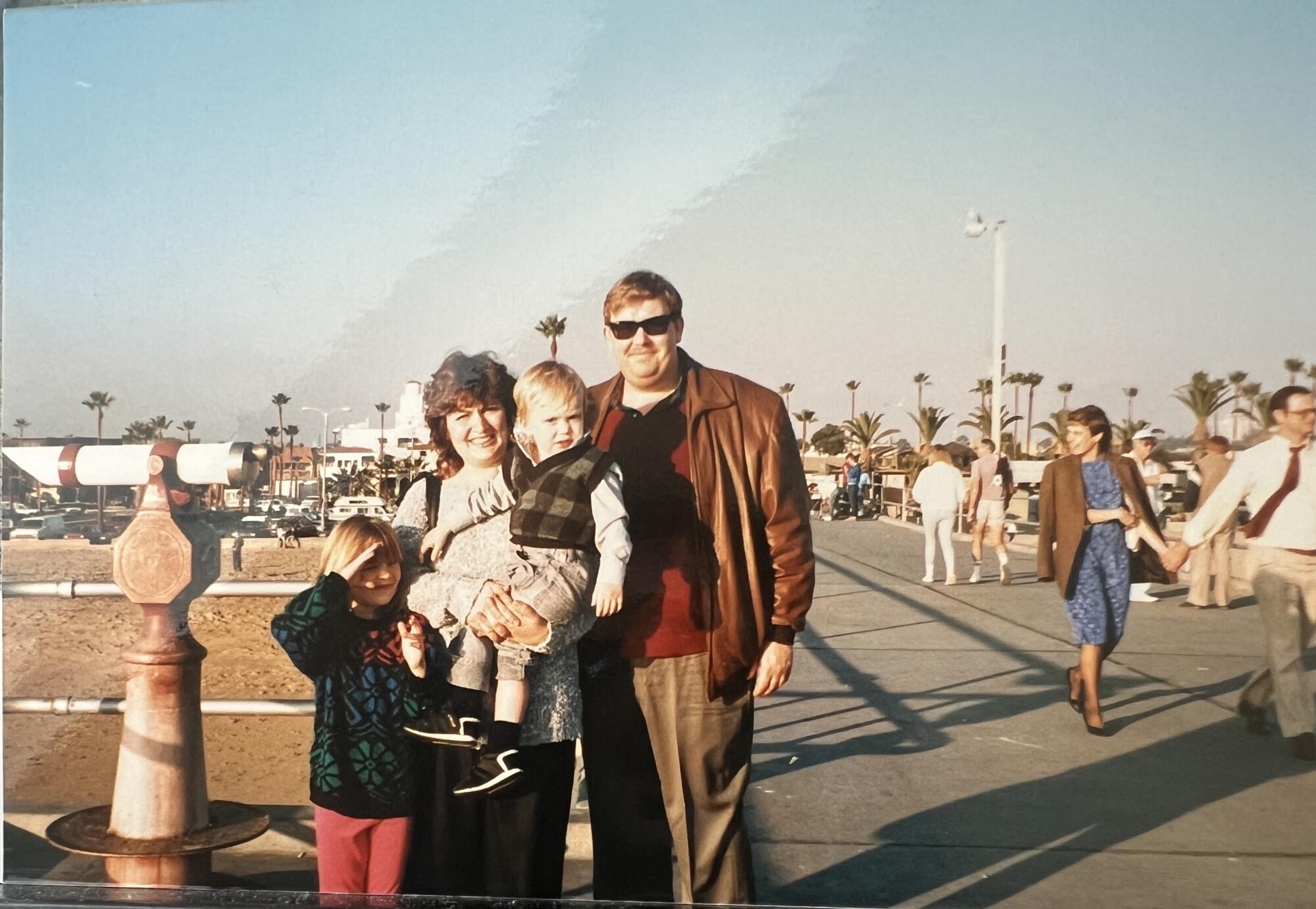 The Candy family: Jennifer, left, Rosemary, Chris and John.