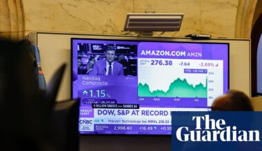 US stock market hits record highs as AI profits pile and oil prices ease | Stock markets