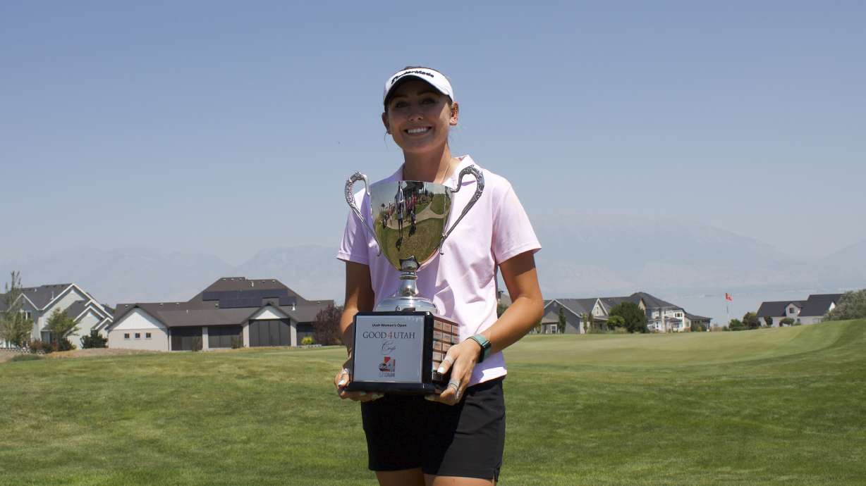 Motivated Mulhall cruises to 14-under for 1st pro win at Utah Women's Open