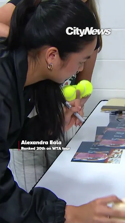 'Eala-mania' takes over Toronto as rising Filipino tennis star to play at National Bank Open - YouTube