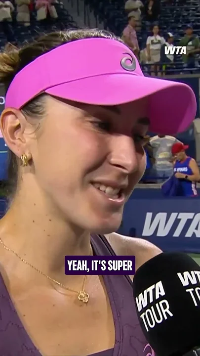 Bencic makes it three moms into the last eight in Toronto 💜#WTA #BelindaBencic #NBO26 #shorts - YouTube