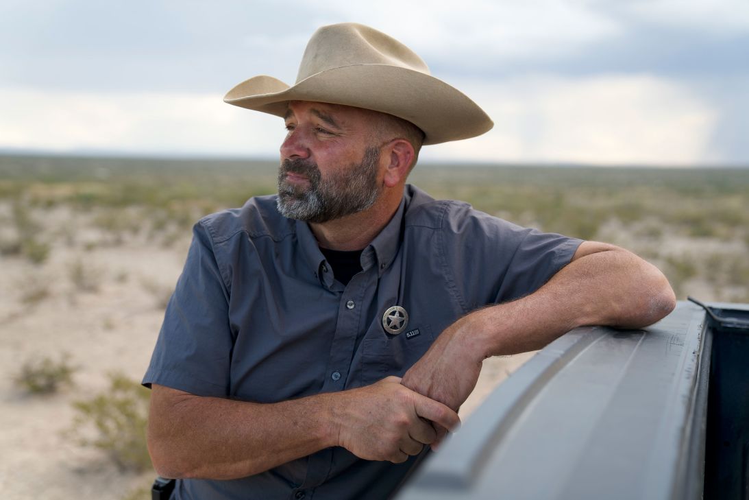 Republican Sheriff Thaddeus Cleveland of Terrell County opposes the Trump administration’s plans for the broader Big Bend region, saying the area needs more technology, not physical barriers.