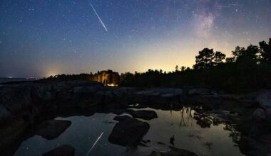 APOD: 2026 August 15 - Bright Perseids from Sweden
