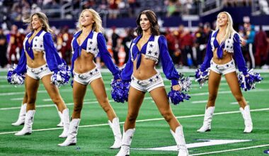 Megan Moroney & the Dallas Cowboys cheerleaders team up for memorable night, fake Josh Allen & MJ's SI