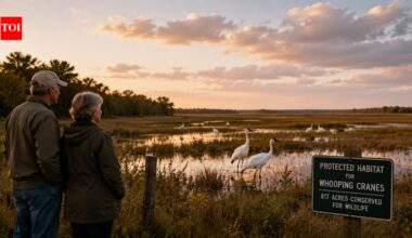 In 1999, a Texas couple bought 828 acres and discovered endangered whooping cranes, then protected 817 acres for the birds | World News