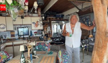 In the 1970s, Marty Bluewater bought a small piece of a Washington island planned for 800 homes; decades later, the entire 400-acre island is a wildlife refuge and he is its only resident