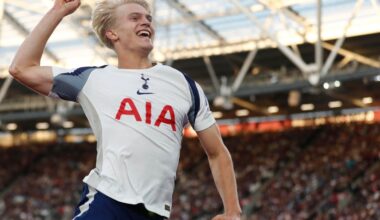 De Zerbi: Lucas Bergvall is staying at Spurs