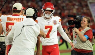 Chiefs' Harrison Butker nails incredible 69-yard field goal vs Bucs, shares disappointment with performance