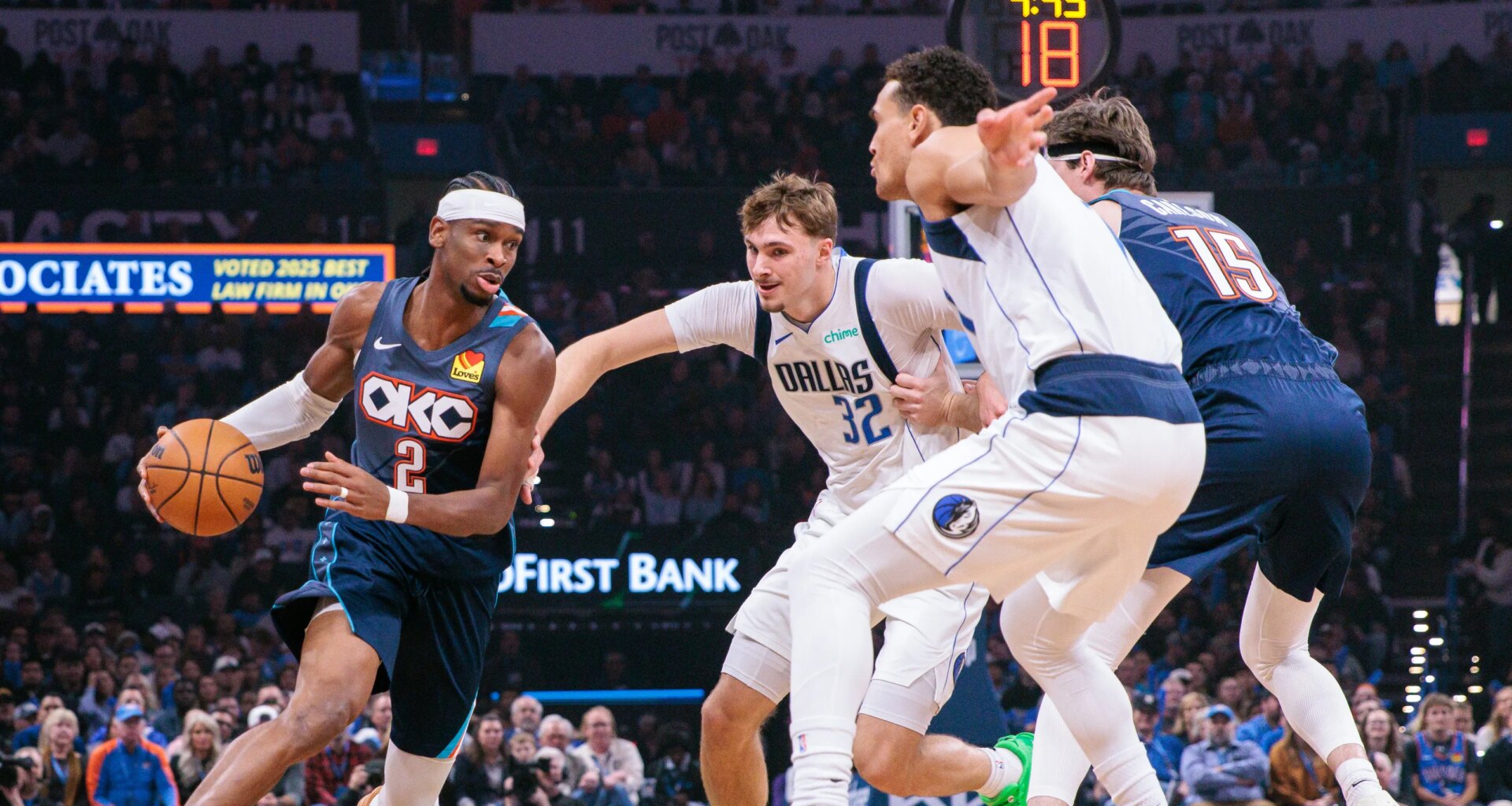 Thunder-Mavericks rivalry to get 3 national TV games in 2026-27 season