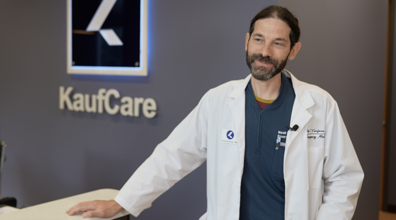 ER physician and KaufCare Advanced Urgent Care owner Noah Kaufman