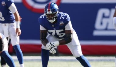 Chiefs to acquire guard Joshua Ezeudu via trade with Giants