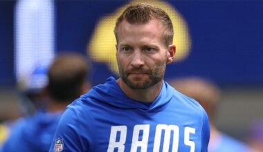 Rams' Sean McVay reacts to wild college football controversy: 'Feel like I took a freakin' gummy'