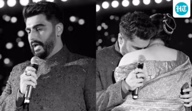 Arjun Kapoor breaks down remembering late mother Mona Shourie in emotional video from Anshula Kapoor's wedding. Watch
