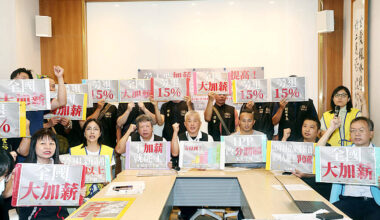 Labor groups call for pension rise