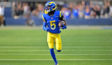 Dolphins trade WR Tutu Atwell to Rams for RB Jarquez Hunter