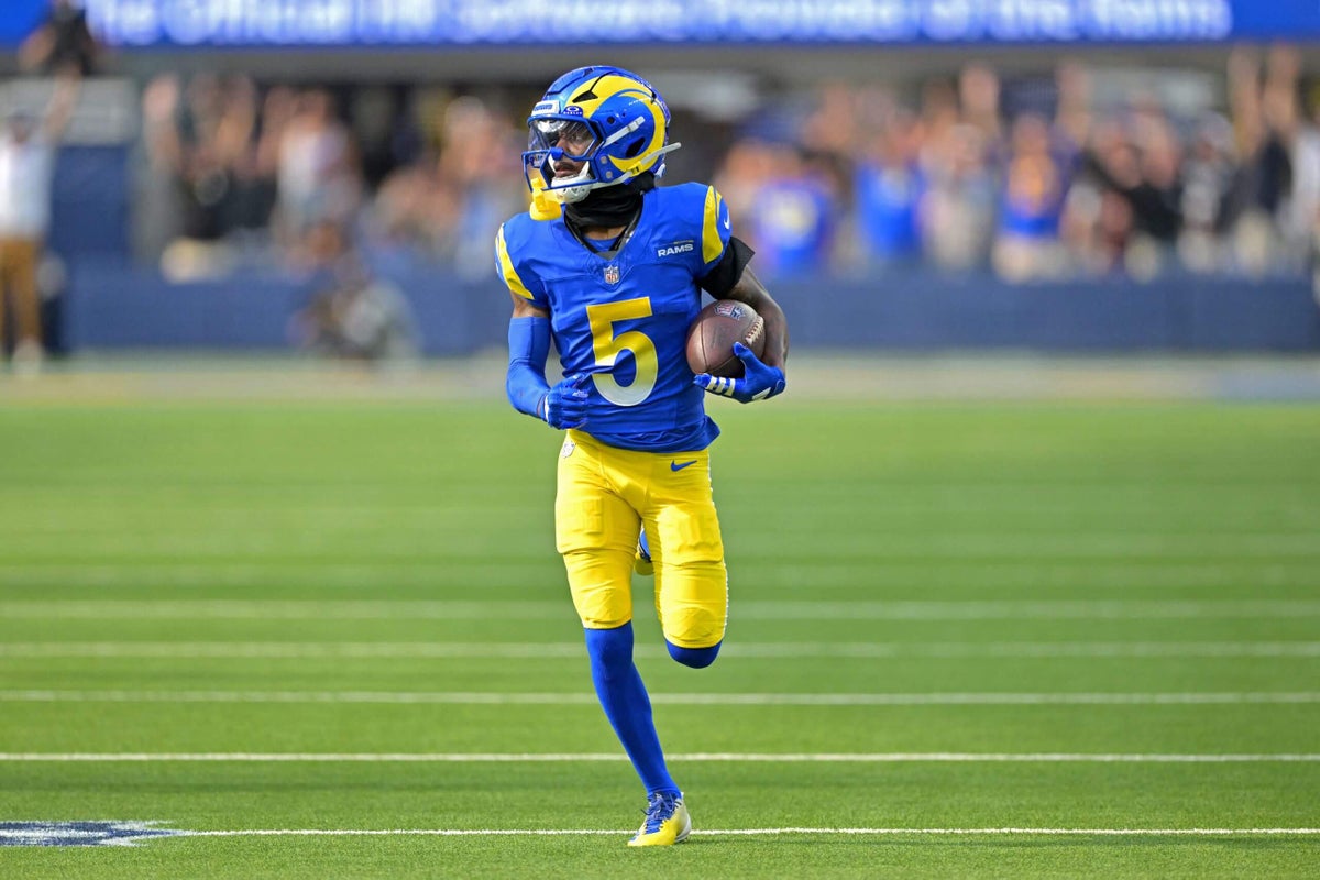 Dolphins trade WR Tutu Atwell to Rams for RB Jarquez Hunter