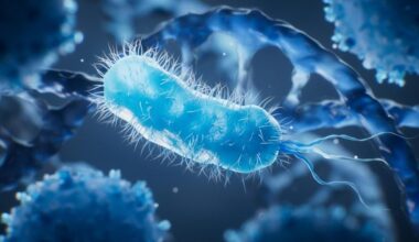 Microscopic Bacteria DNA