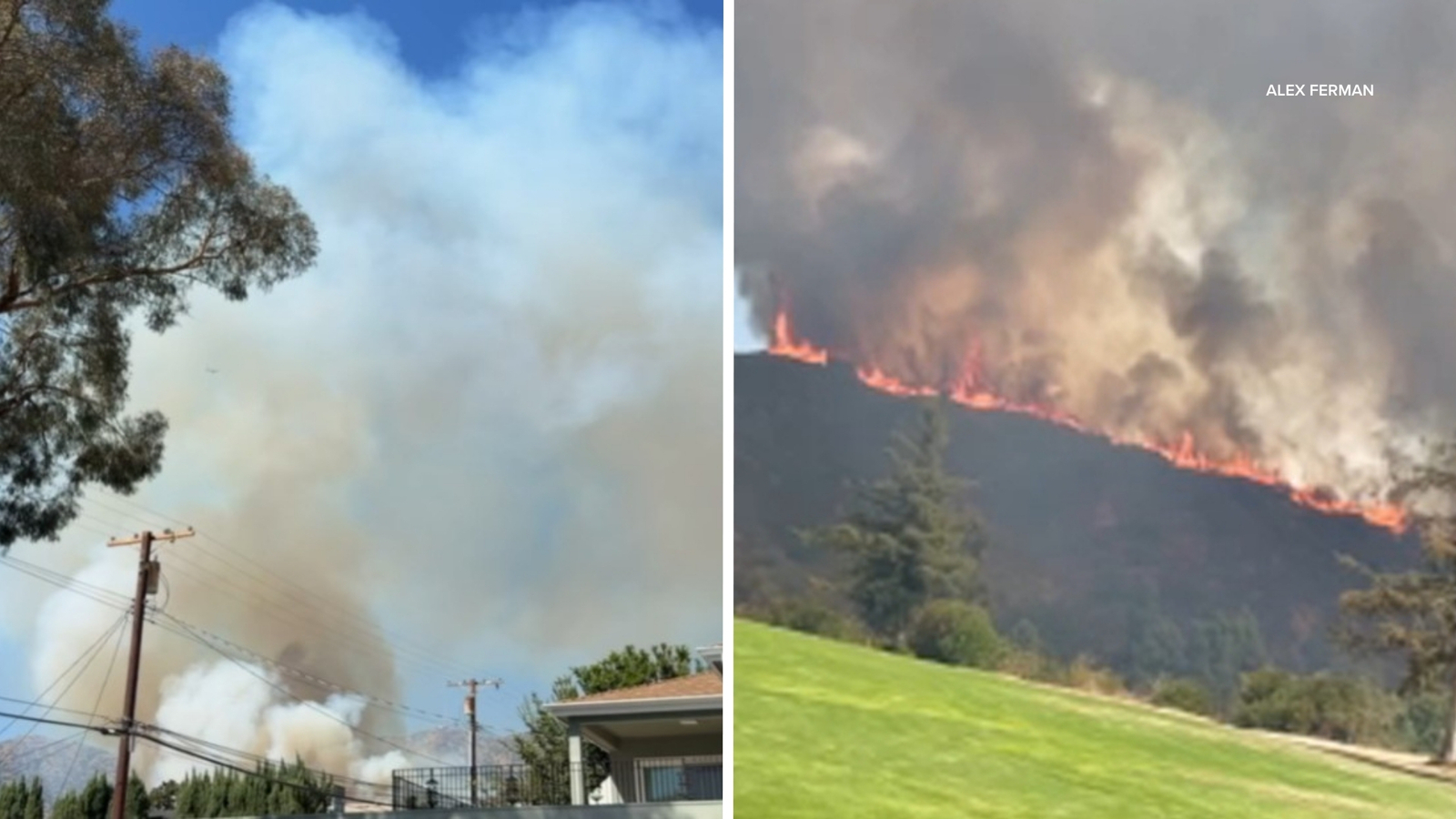 Walnut Fire updates: Crews make progress on brush fire that broke out on Burbank hillside near homes