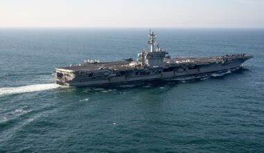 USS George Washington heads toward Mideast after reports of issues during long deployment of Abraham Lincoln aircraft carrier