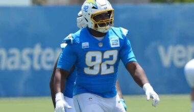 Chargers’ Justin Eboigbe virtually unblockable during most physical practice of camp
