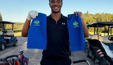 'Incredible achievement': Teen golfer hits back to back hole-in-ones