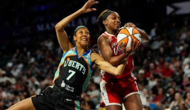 New York Liberty falls to Las Vegas Aces 104-99
