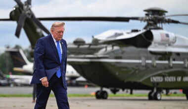 U.S. President Trump visits New Jersey