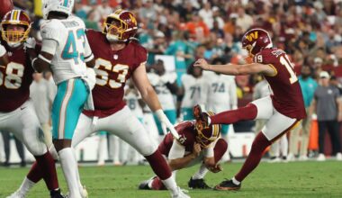 Commanders to release K Jake Moody, give starting job to rookie Drew Stevens