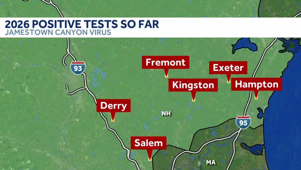Jamestown Canyon Virus detected in more NH towns