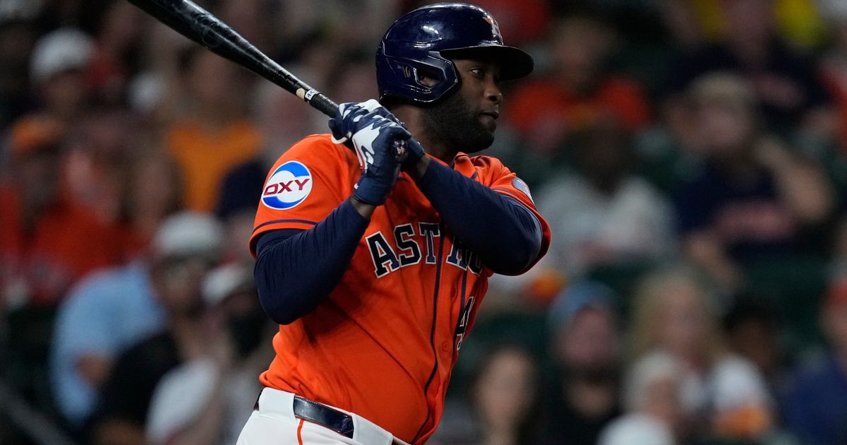 A day after an 18-3 rout, Yordan Alvarez sets the tone in a 4-0 Astros win :: WRAL.com
